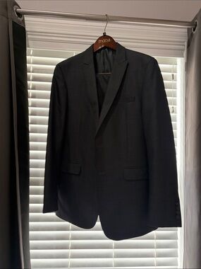 Calvin Klein Dark Gray Men's Three Piece Suit Set